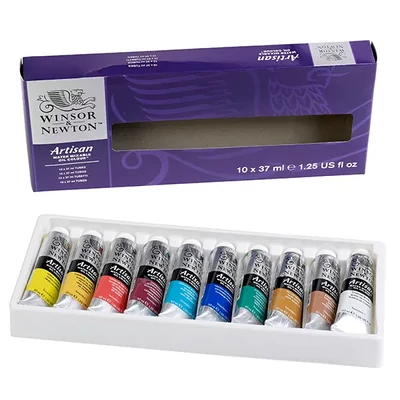 Sada vodových olejových farieb Winsor&amp;Newton Artisan – 10x37 ml
