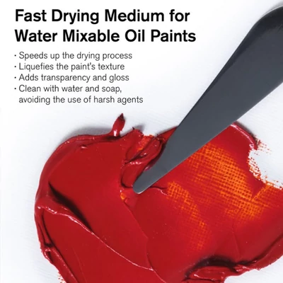 Médium na urýchlenie schnutia pre olejové farby na vodnej báze Winsor&amp;Newton- 75 ml