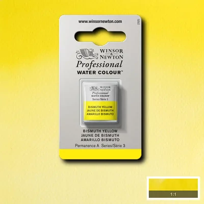 Akvarelová farba Winsor&Newton Professional, 1/2 panvičky - 025, bismuth yellow