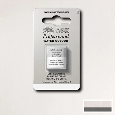 Akvarelová farba Winsor&Newton Professional, 1/2 panvičky - 150, chinese white