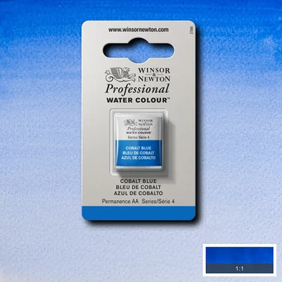 Akvarelová farba Winsor&Newton Professional, 1/2 panvičky - 178, cobalt blue