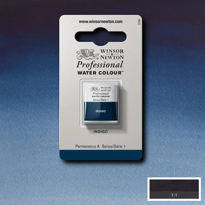 Akvarelová farba Winsor&Newton Professional, 1/2 panvičky - 322, indigo