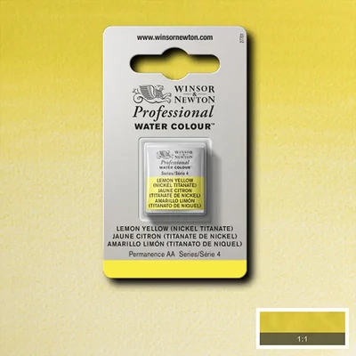 Akvarelová farba Winsor&Newton Professional, 1/2 panvičky - 347, lemon yellow