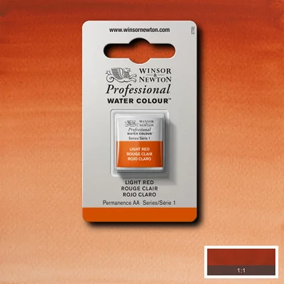 Akvarelová farba Winsor&Newton Professional, 1/2 panvičky - 362, light red