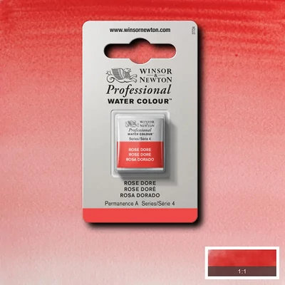 Akvarelová farba Winsor&Newton Professional, 1/2 panvičky - 576, rose dore