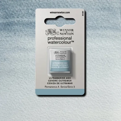 Akvarelová farba Winsor&Newton Professional, 1/2 panvičky - 424, ultramarine ash