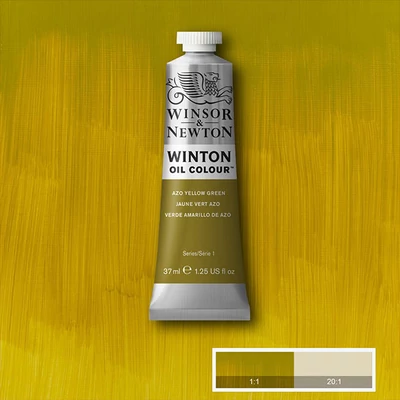 Olejová farba Winsor&Newton Winton, 37 ml - 280, azo yellow green
