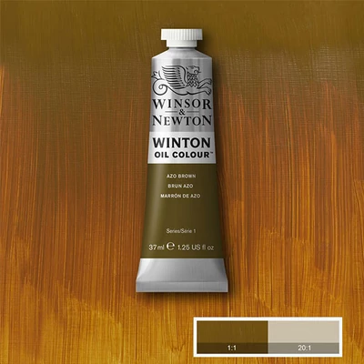 Olejová farba Winsor&Newton Winton, 37 ml - 389, azo brown