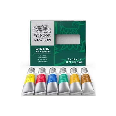 Sada olejových farieb Winsor&Newton Winton - 6x21 ml