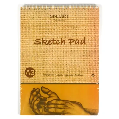 Sketch Pad kresliaci blok a skicár, 160 g, 35 listov, A3, špirálová väzba