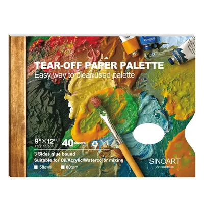 Odtrhávací papierový maliarsky blok, 40 listov – 23 x 30,5 cm