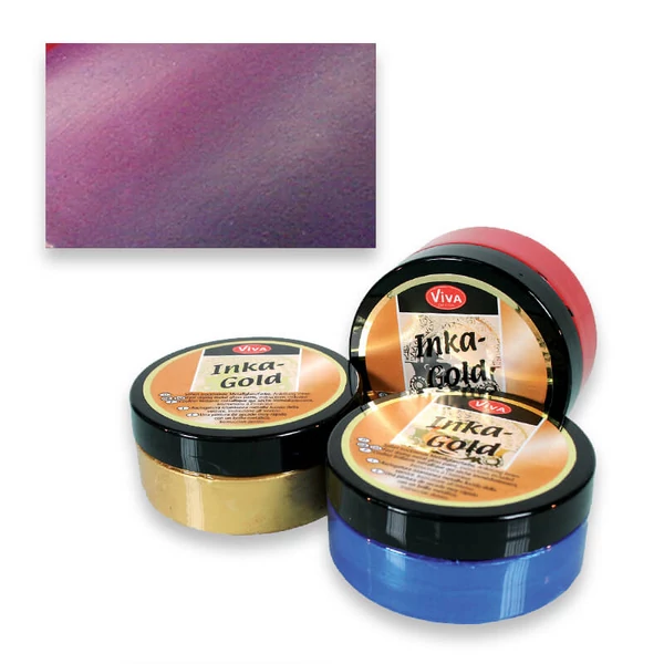 Metalická náterová pasta Inka Gold, 50 g - violett