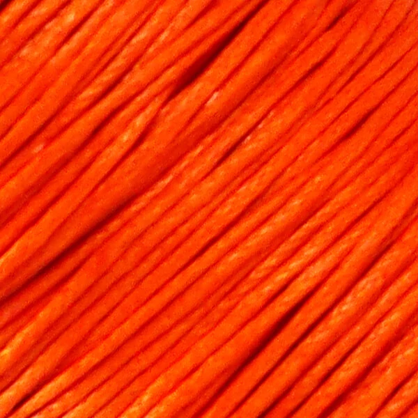 Voskovaná niť, 1 mm v metroch - 110 oranžová