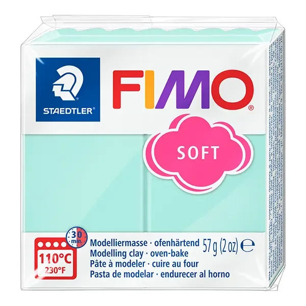 Modelovacia hmota do rúry FIMO Soft, 57 g - pastelovo mätová (8020-505)