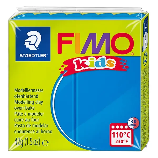 Modelovacia hmota do rúry FIMO Kids, 42 g - modrá (8030-3)