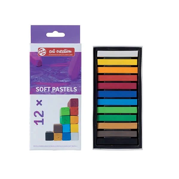 Sada suchých pastelov Talens Art Creation, 12 ks