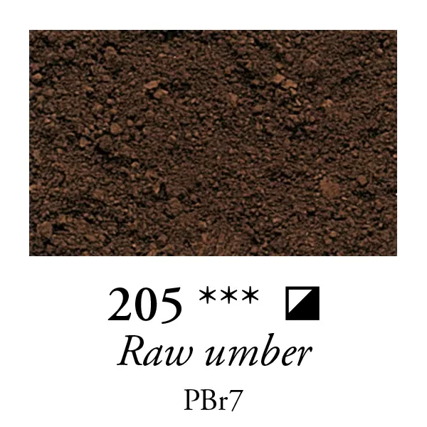 Pigment Sennelier - 205, raw umber, 120 g
