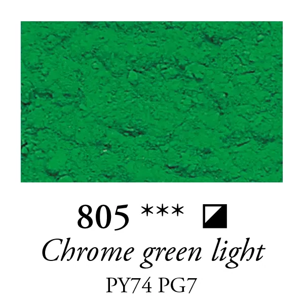 Pigment Sennelier - 805, chrome green light, 120 g