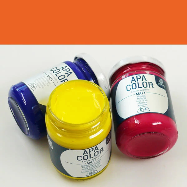 Akrylová farba APA Color 150 ml - 04, orange