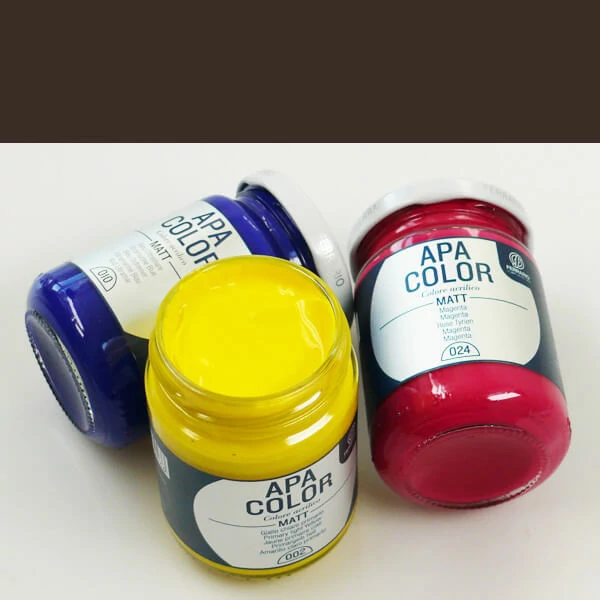 Akrylová farba APA Color, 150 ml - 45, graphite grey