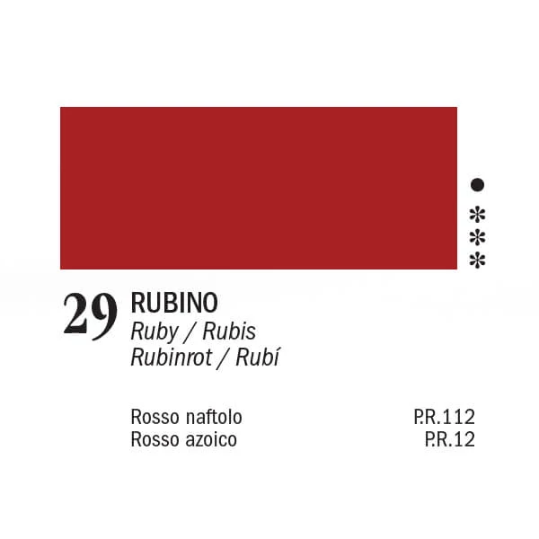 Akrylová farba APA Color, 150 ml - 29, ruby