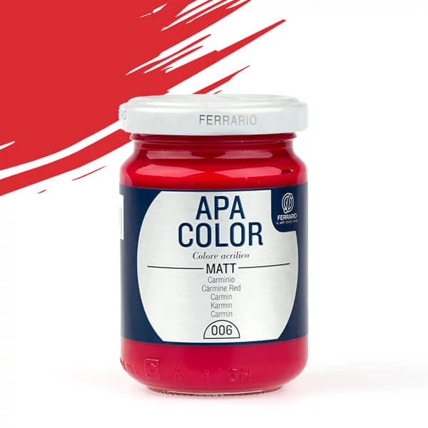 Akrylová farba APA Color, 150 ml - 06, carmine red