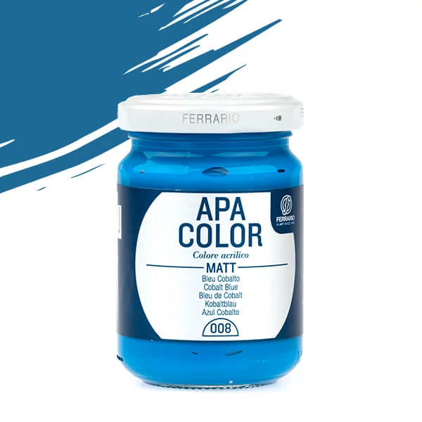 Akrylová farba APA Color, 150 ml - 08, cobalt blue