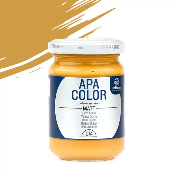 Akrylová farba APA Color, 150 ml - 14, yellow ochre