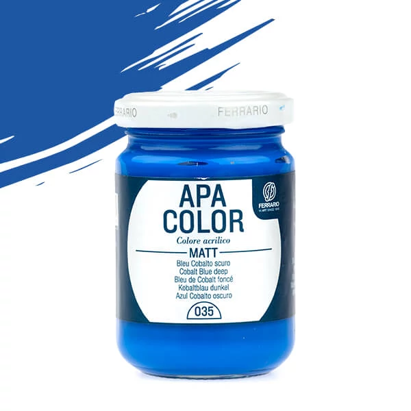 Akrylová farba APA Color, 150 ml - 35, cobalt blue deep
