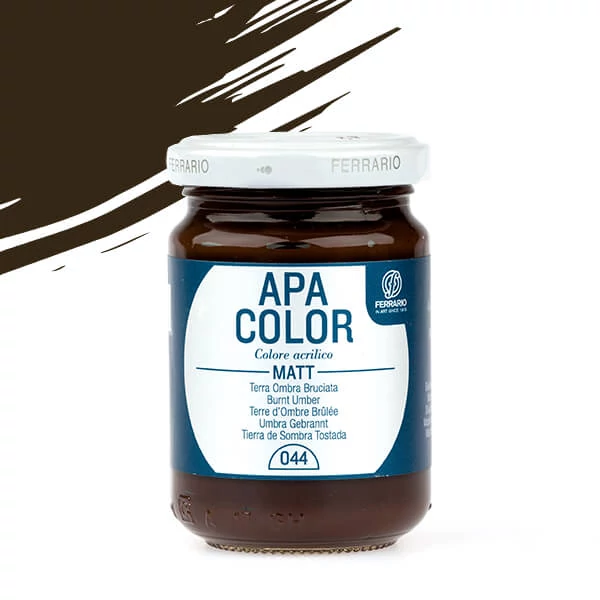 Akrylová farba APA Color, 150 ml - 44, burnt umber