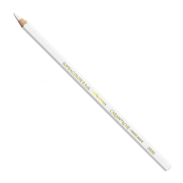 Akvarelová ceruzka Caran d'Ache Supracolor Soft - 001, white