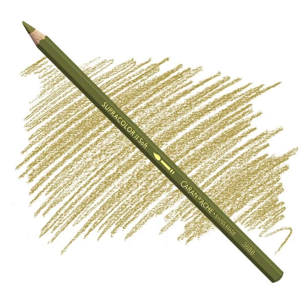 Akvarelová ceruzka Caran d'Ache Supracolor Soft - 249, olive