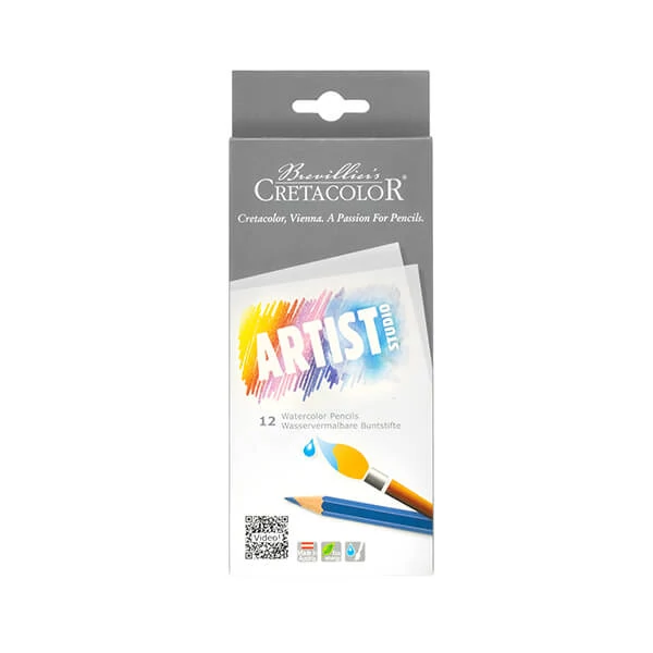 Sada akvarelových ceruziek Cretacolor Artist Studio - 12 ks
