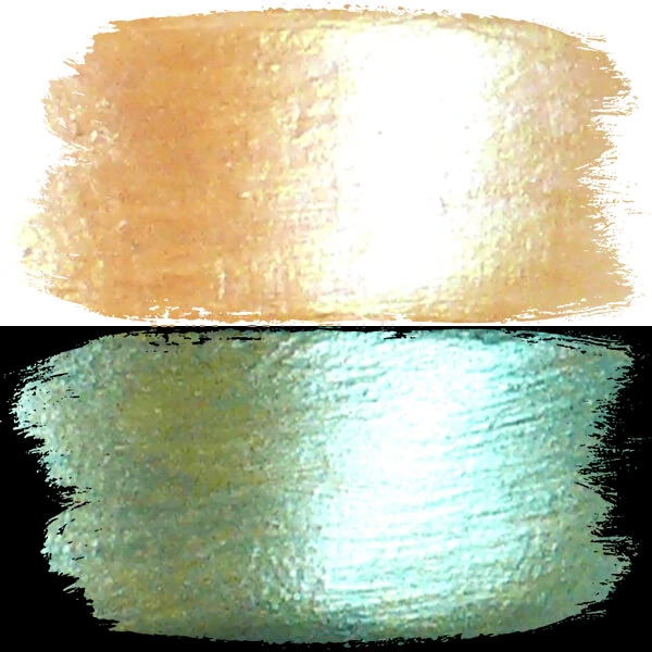 Akrylová farba pre hobby umelcov, 40 ml - bicolor, 106, zlatožltá/zelená