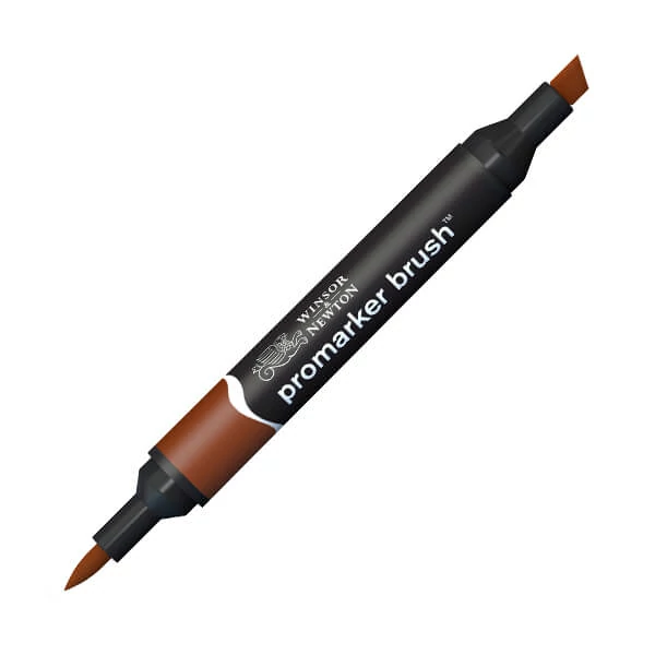 Obojstranný alkoholový popisovač Promarker Brush - O225, henna