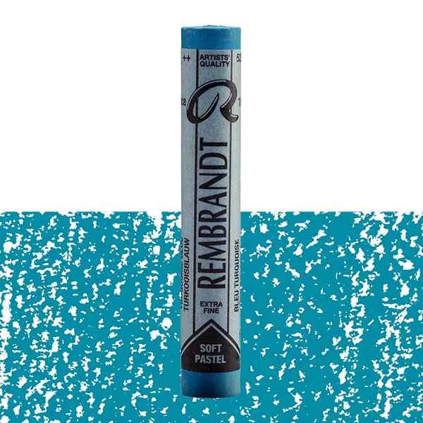 Suchý pastel  Rembrandt- 522,5, turquoise blue