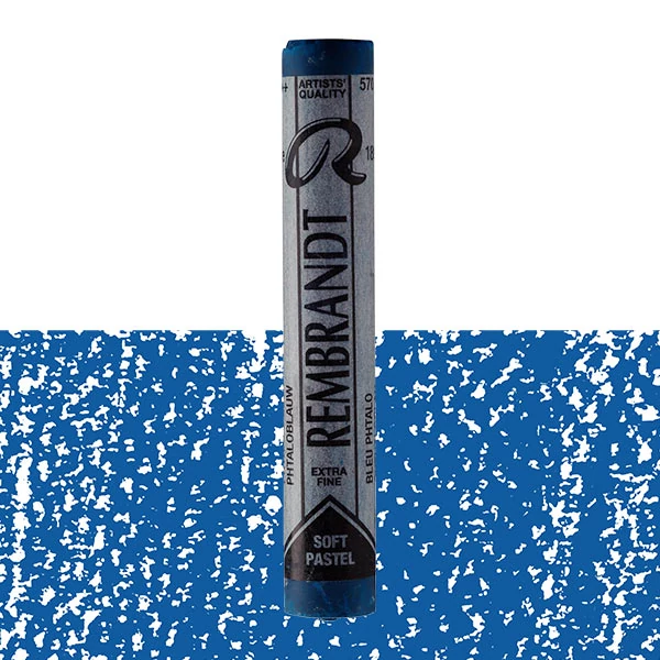 Suchý pastel  Rembrandt - 570,3, phthalo blue