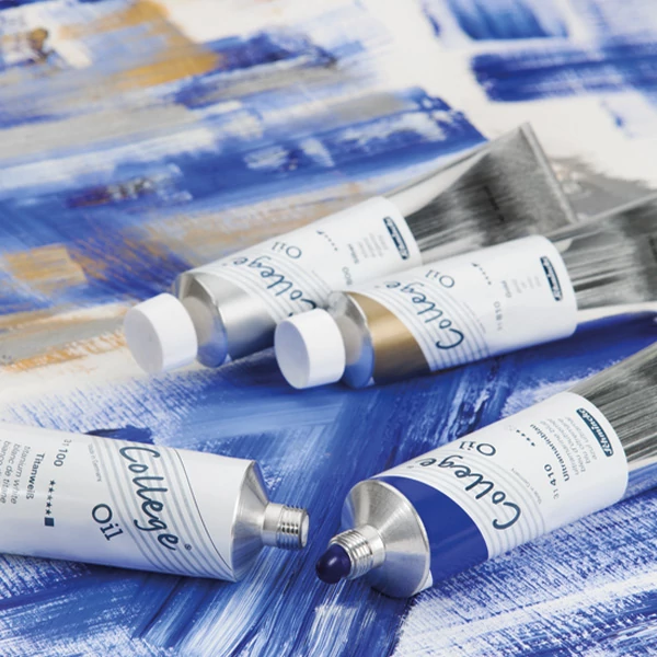 Olejová farba Schmincke College, 200 ml - 100, titanium white