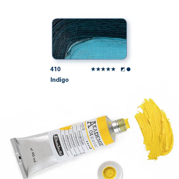 Olejová farba Schmincke Akademie, 60 ml - 410, indigo