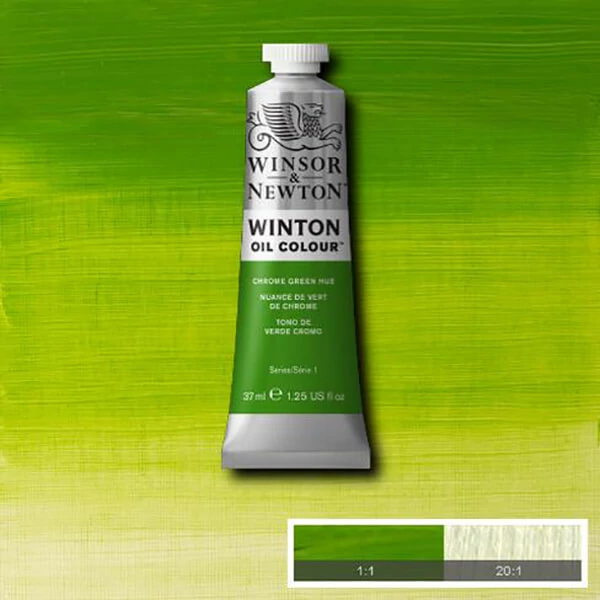 Olejová farba Winsor&Newton Winton, 37 ml - 145, chrome green hue