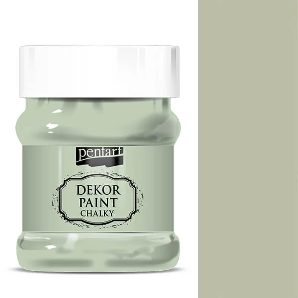 Kriedová farba Pentart Dekor Paint Chalky, 230 ml - vidiecka zelená