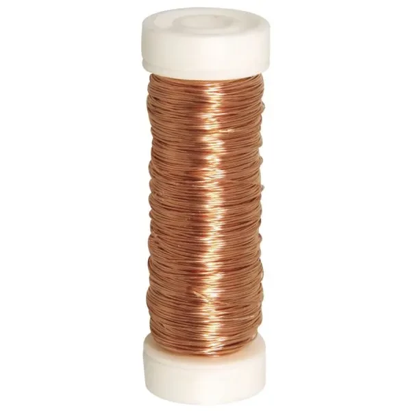 Šperkársky drôt na háčkovanie, 0,3 mm, 50 m – meď