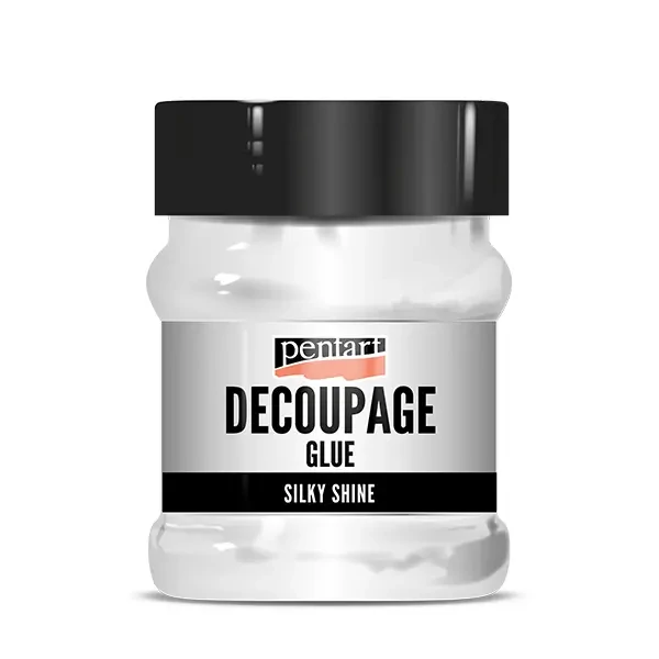 Lepidlo na dekupáž Pentart, 230 ml – s hodvábnym leskom