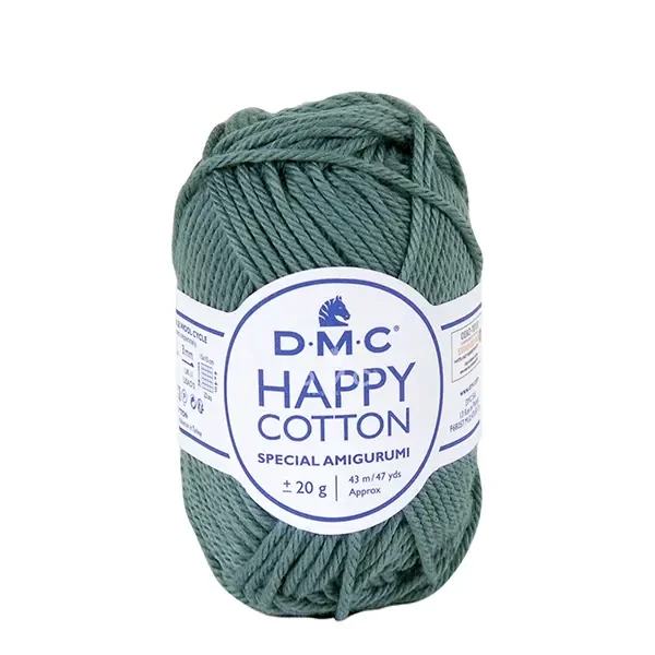 Bavlnená priadza na amigurumi DMC Happy Cotton, 20 g - 750, sivomodrá