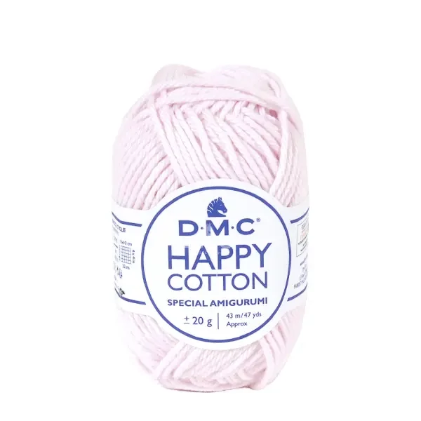 Bavlnená priadza na amigurumi DMC Happy Cotton, 20 g - 766, bledofialová