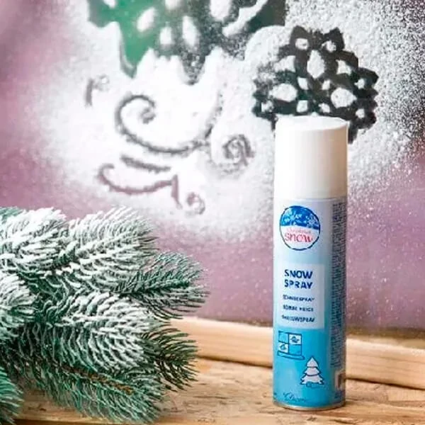 Umelý sneh v spreji, 150 ml - biely, Christmas snow