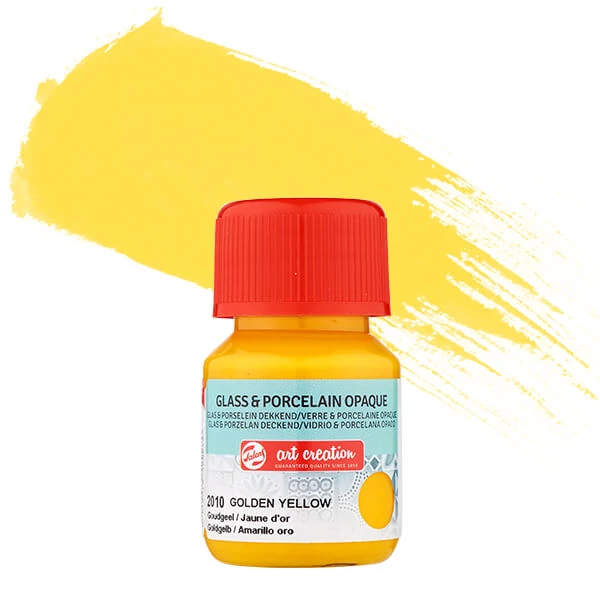 Farba na sklo a porcelán Art Creation, krycia, 30 ml - 2010 golden yellow