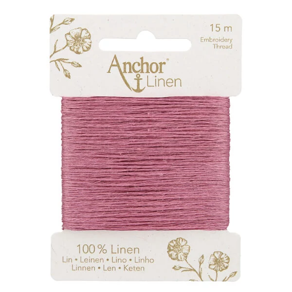 Vyšívacia niť, Anchor Linen, 15 m - 18 erica
