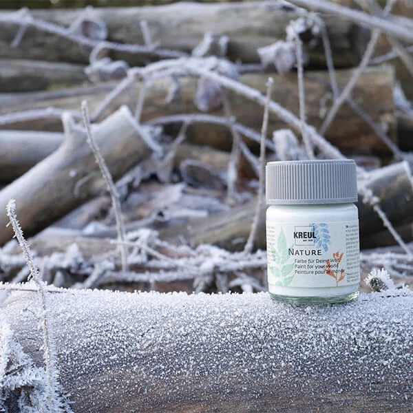 Prírodná, ekologická farba Nature, Kreul, 50 ml - snow crystal