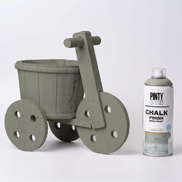 Kriedová farba v spreji, Chalk Paint, Pinty Plus - London sivá
